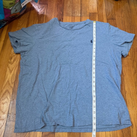 polo by ralph lauren grey short sleeve t shirt - Picture 2 of 6